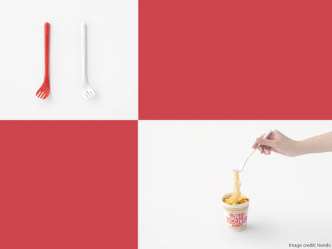 杯麵專用叉 讓吃杯麵變得講究