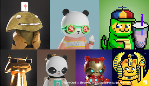 NFT 席捲全球！港產 NFT Shrooms、The Naughty Panda、Lucky Kittens 打開元宇宙之門！